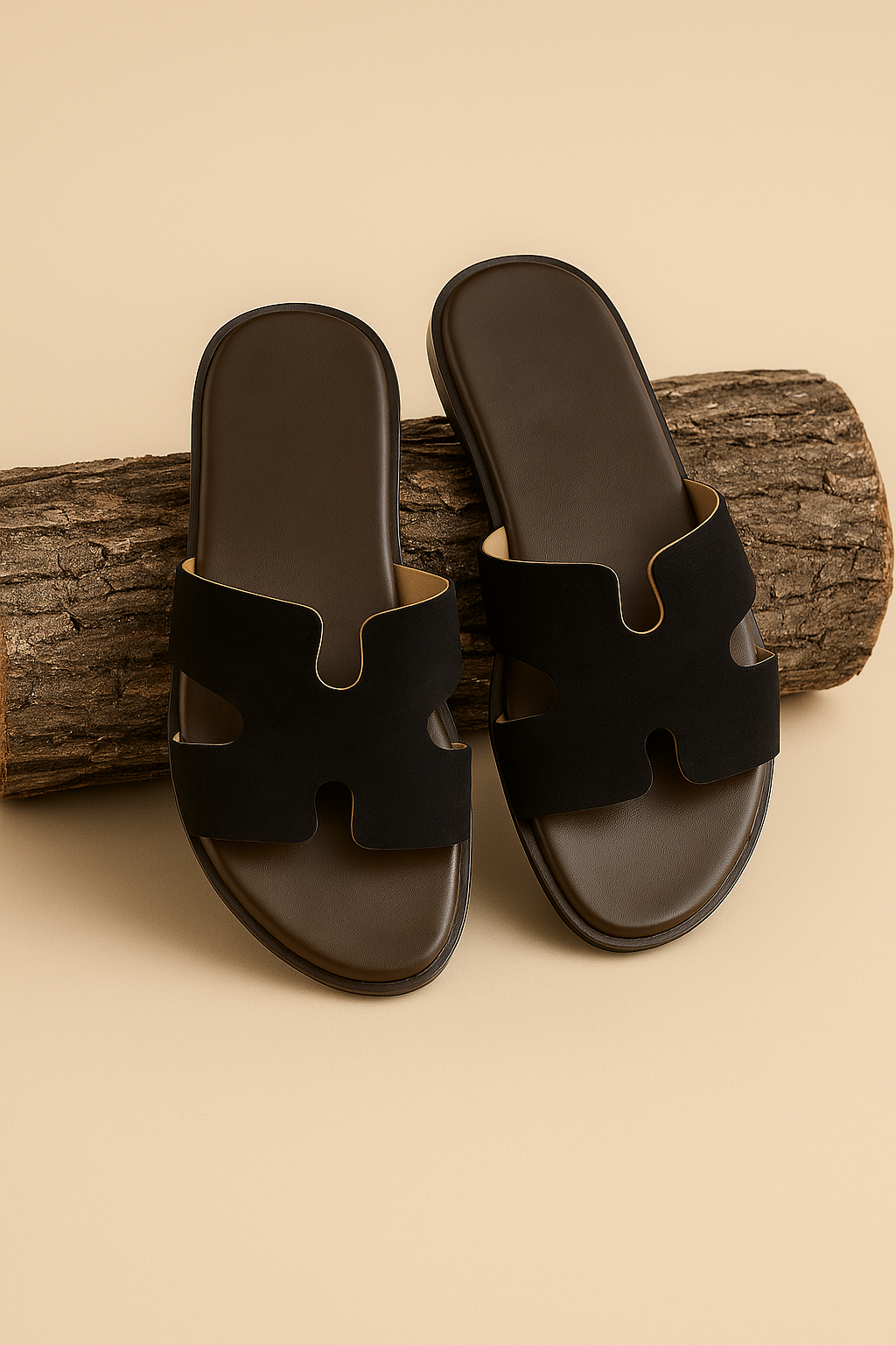 Slider-Men| Giorgo Suede  Black