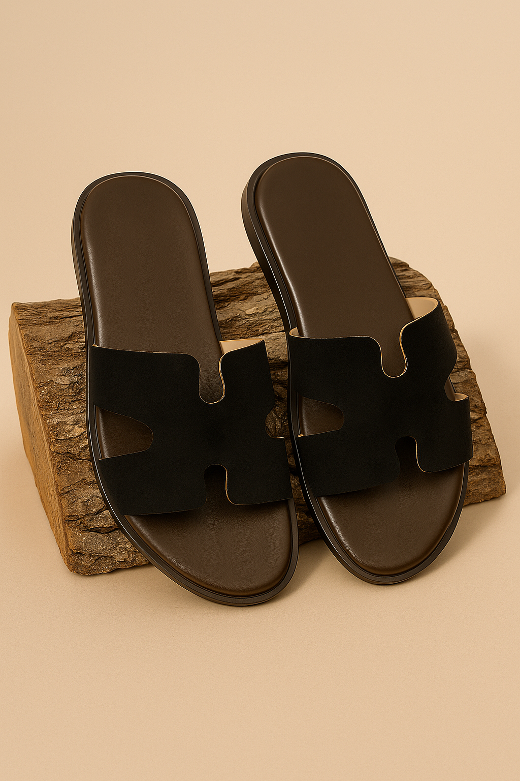Slider-Men| Giorgo Suede  Black