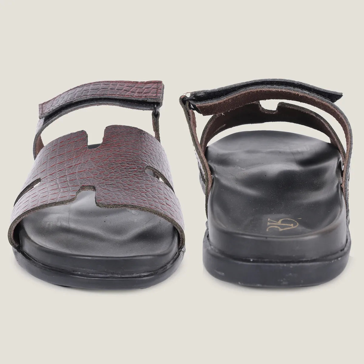 SLIDER | Croco-Orso Brown