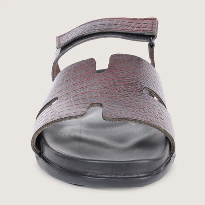 SLIDER | Croco-Orso Brown