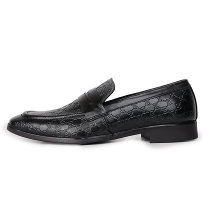 Delefs Men's  Soft leather, effortless style Black Shoes