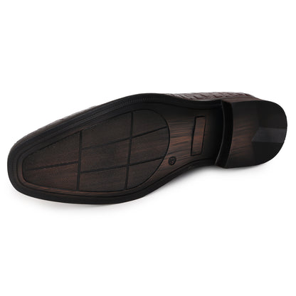 Delefs Men's Soft leather, effortless style Black Shoes