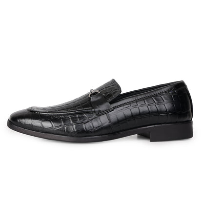 Delefs Men's Soft leather, effortless style Black Shoes