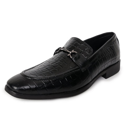 Delefs Men's Soft leather, effortless style Black Shoes