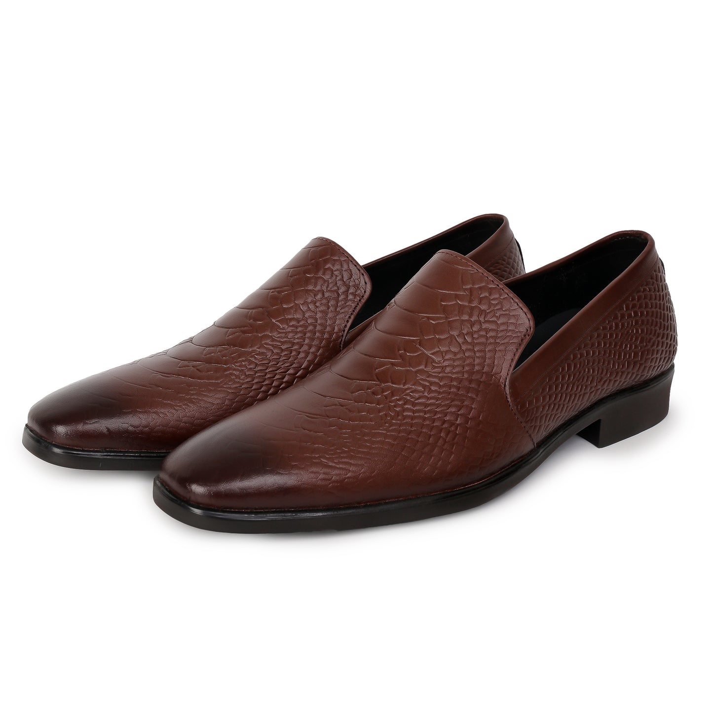 Delefs Men's Soft leather, effortless style Brown Shoes