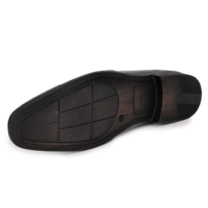 Delefs Men's Soft leather, effortless style Black Shoes