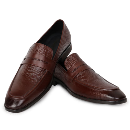 Delefs Men's Soft leather, effortless style Brown Shoes