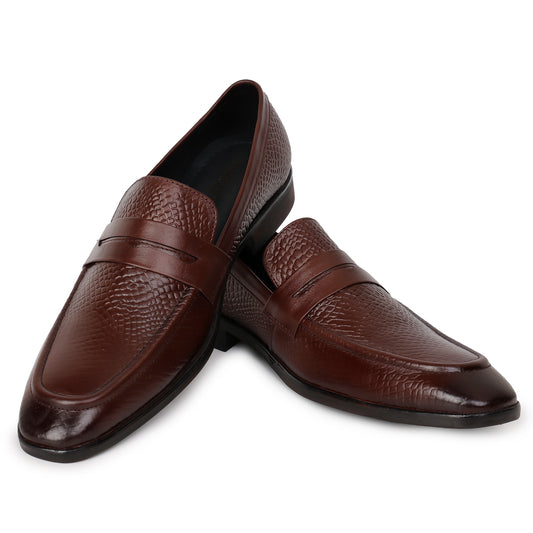 Delefs Men's Soft leather, effortless style Brown Shoes