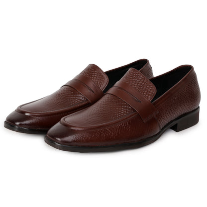 Delefs Men's Soft leather, effortless style Brown Shoes