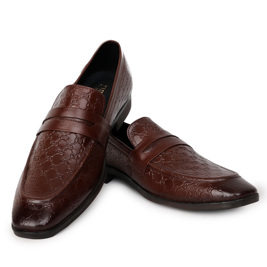 Delefs Men's Soft leather, effortless style Brown Shoes