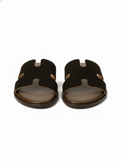 Slider-Men| Giorgo Suede  Black